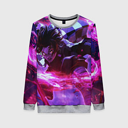 Женский свитшот Клинок рассекающий демонов - аниме