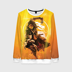Свитшот женский Скорпион - Mortal Kombat, цвет: 3D-белый