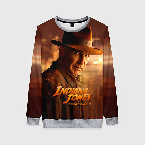 Женский свитшот Indiana Jones and the Great Circle / 3D-Меланж – фото 1