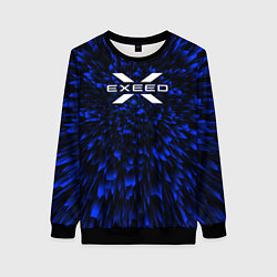 Женский свитшот Exeed blue energy