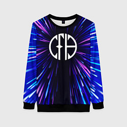 Женский свитшот Pantera neon energy