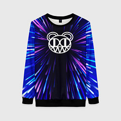 Свитшот женский Radiohead neon energy, цвет: 3D-черный