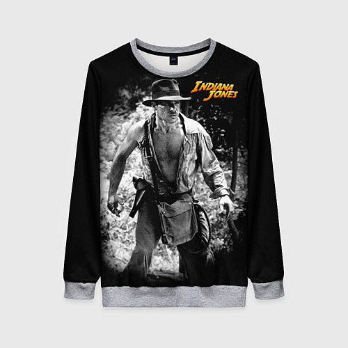 Женский свитшот Indiana Jones / 3D-Меланж – фото 1