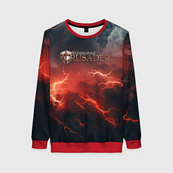Женский свитшот Stronghold сrusader молния крестоносца