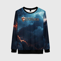 Женский свитшот Stronghold сrusader крестоносец бури