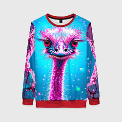 Женский свитшот Страусиная голова