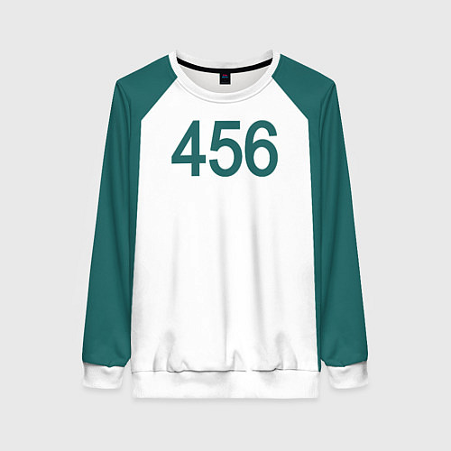 Женский свитшот Форма номер 456 / 3D-Белый – фото 1