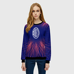 Свитшот женский AC Milan red energy, цвет: 3D-черный — фото 2
