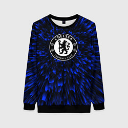 Свитшот женский Chelsea blue energy, цвет: 3D-черный