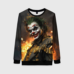 Свитшот женский Джокер в эпичном костюме, цвет: 3D-черный