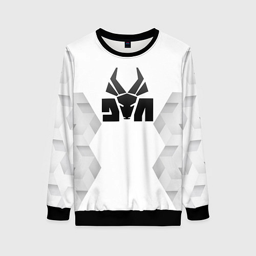 Женский свитшот Die Antwoord white poly / 3D-Черный – фото 1