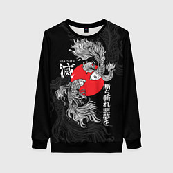 Женский свитшот Бойцовые петушки истребители демонов