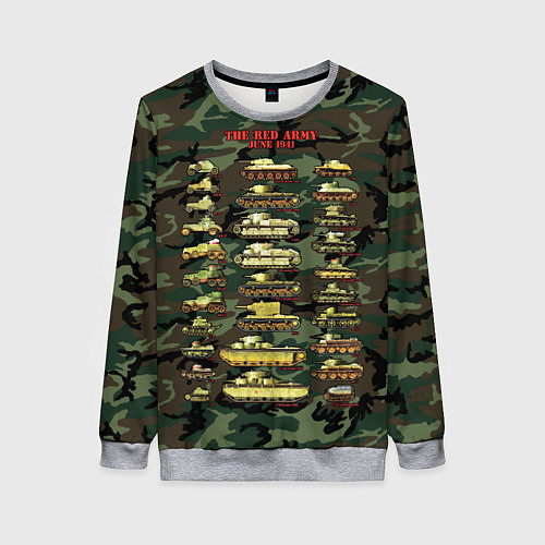 Женский свитшот Ленинград - защита города 1941-1942 / 3D-Меланж – фото 1