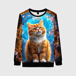 Женский свитшот Манчкин в космосе