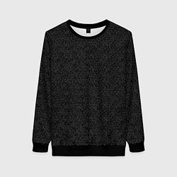 Свитшот женский Чёрный с серым тёмный текстурированный, цвет: 3D-черный