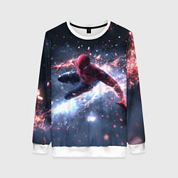 Женский свитшот Человек - паук в полете