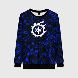 Женский свитшот Final Fantasy blue energy