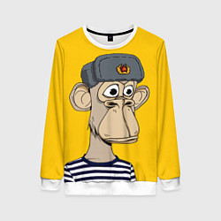 Свитшот женский NFT ape turtleneck, цвет: 3D-белый