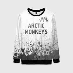 Женский свитшот Arctic Monkeys - white gradient посередине