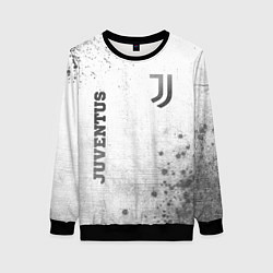 Женский свитшот Juventus - white gradient вертикально