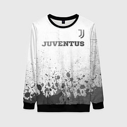 Женский свитшот Juventus - white gradient посередине