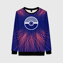 Женский свитшот Pokemon red energy