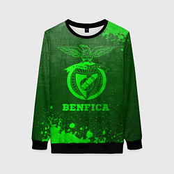 Женский свитшот Benfica - green gradient