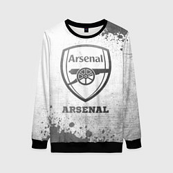 Свитшот женский Arsenal - white gradient, цвет: 3D-черный