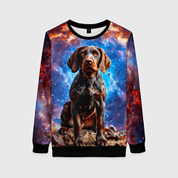 Женский свитшот Дратхаар в космосе