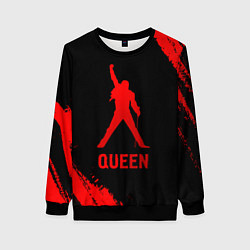 Женский свитшот Queen - red gradient