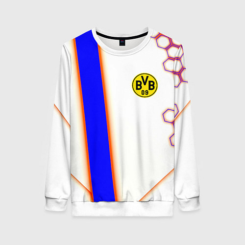 Женский свитшот Borussia geometry sport / 3D-Белый – фото 1