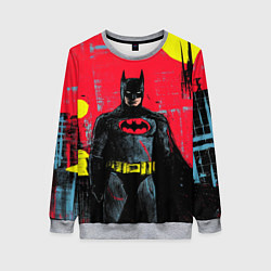 Женский свитшот Бэтмен красками