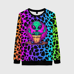 Женский свитшот Кактус инопланетянин