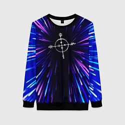 Женский свитшот Megadeth neon energy