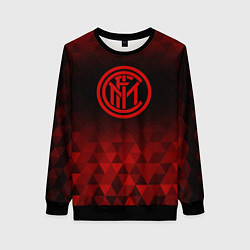 Женский свитшот Inter red poly