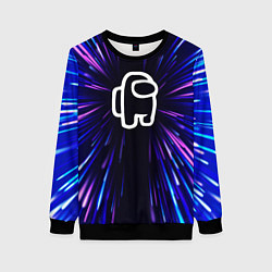 Свитшот женский Among Us neon energy, цвет: 3D-черный