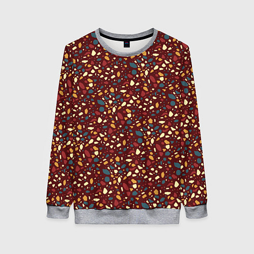 Женский свитшот Садовая дорожка / 3D-Меланж – фото 1