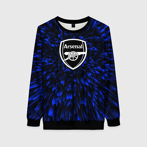 Женский свитшот Arsenal blue energy / 3D-Черный – фото 1
