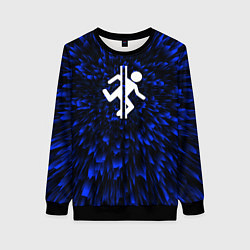 Женский свитшот Portal blue energy