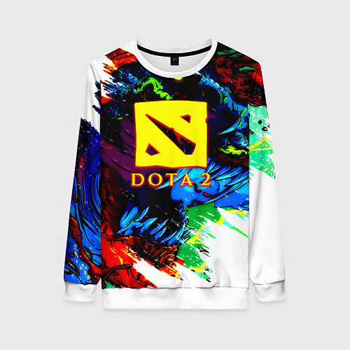 Женский свитшот Dota monster / 3D-Белый – фото 1