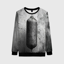 Женский свитшот Серая боксерская груша