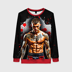 Женский свитшот Дастин Порье на черном