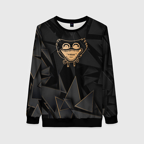 Женский свитшот Poppy Playtime golden poly / 3D-Черный – фото 1