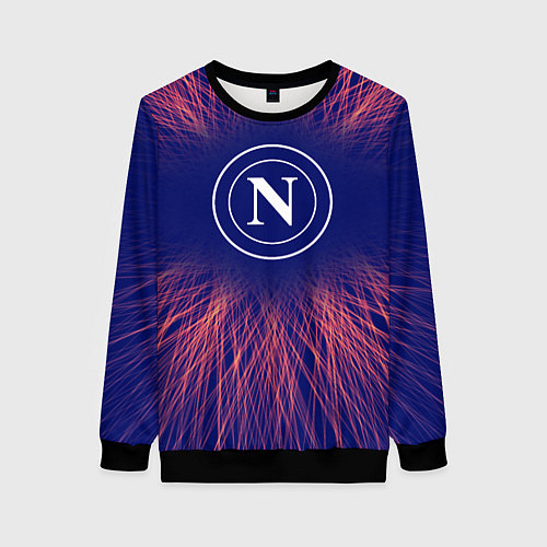 Женский свитшот Napoli red energy / 3D-Черный – фото 1