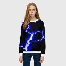 Свитшот женский The rift, цвет: 3D-белый — фото 2