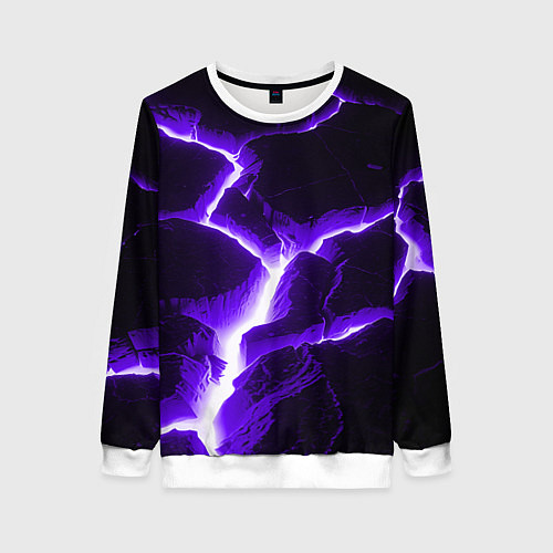 Женский свитшот The rift / 3D-Белый – фото 1