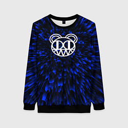 Женский свитшот Radiohead blue energy