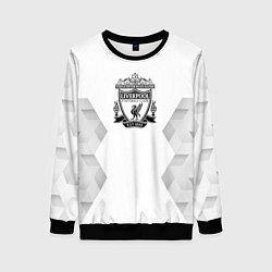 Женский свитшот Liverpool white poly