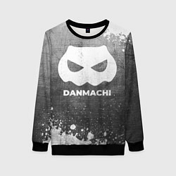 Женский свитшот DanMachi - grey gradient