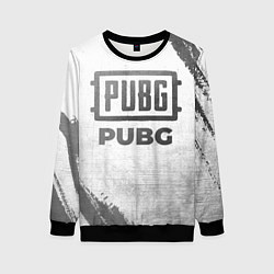Женский свитшот PUBG - white gradient